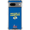 NFL Super Bowl LVI Champions Rams Google Pixel 7a Clear Case